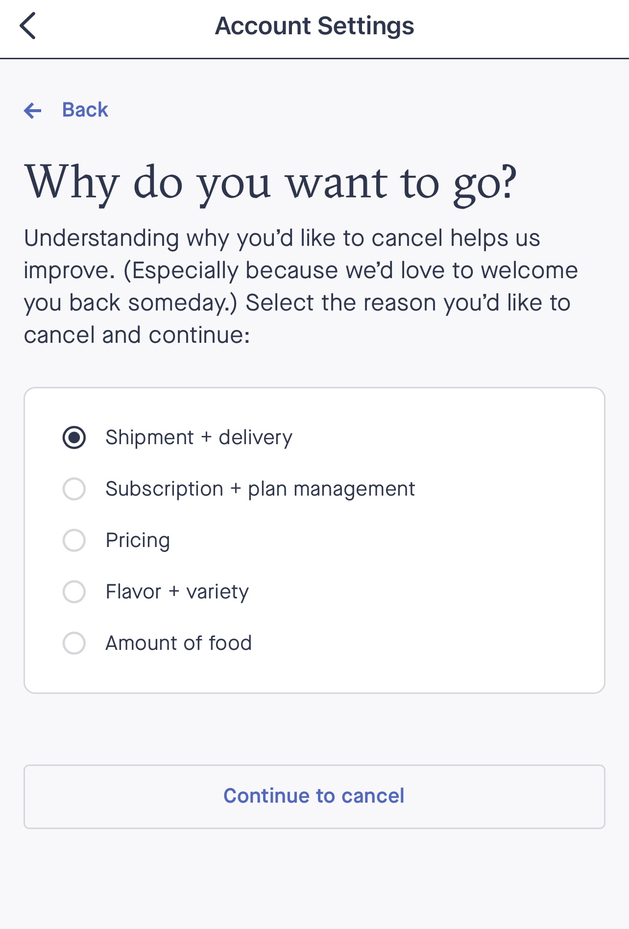 How do I cancel my subscription? Hungryroot Help Center