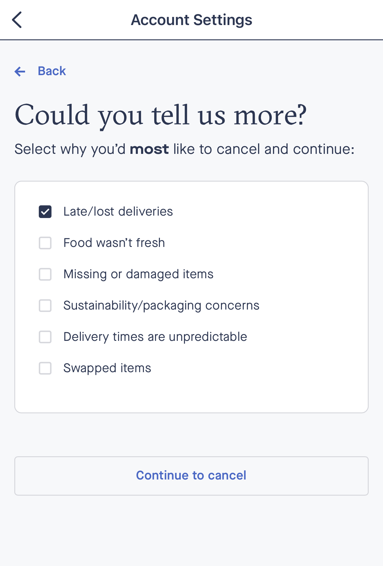 How do I cancel my subscription? Hungryroot Help Center