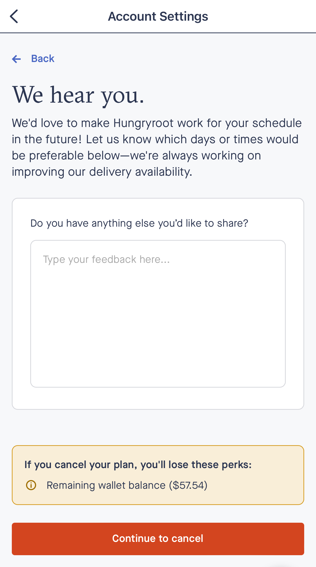 How do I cancel my subscription? Hungryroot Help Center